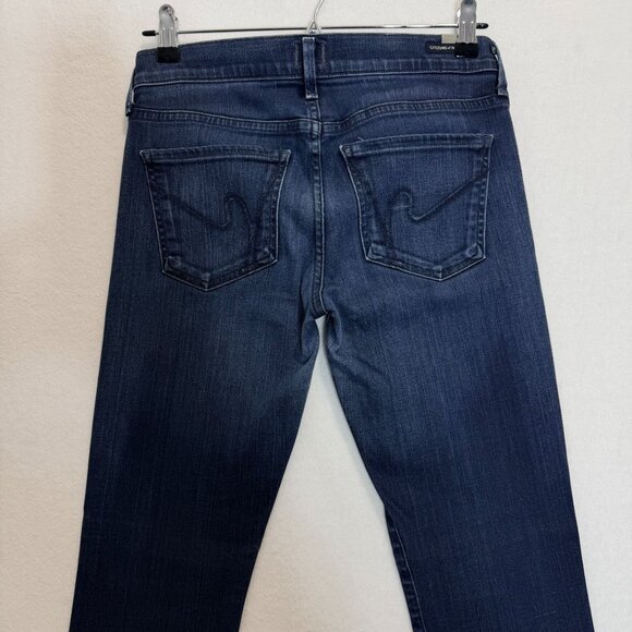 Citizens of Humanity Womens Dark Wash Bootcut Flare Jeans Sz 27 Mid Rise Stretch - Picture 16 of 16